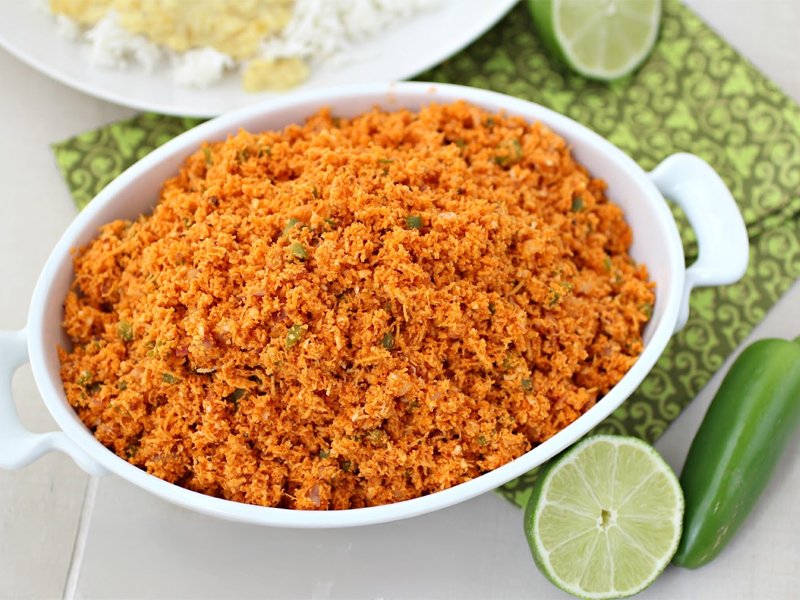 Sri Lankan pol sambol coconut condiment